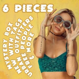 6 Piece New With Tags Mystery Box Billabong Urban Outfitters J Crew Madewell NWT